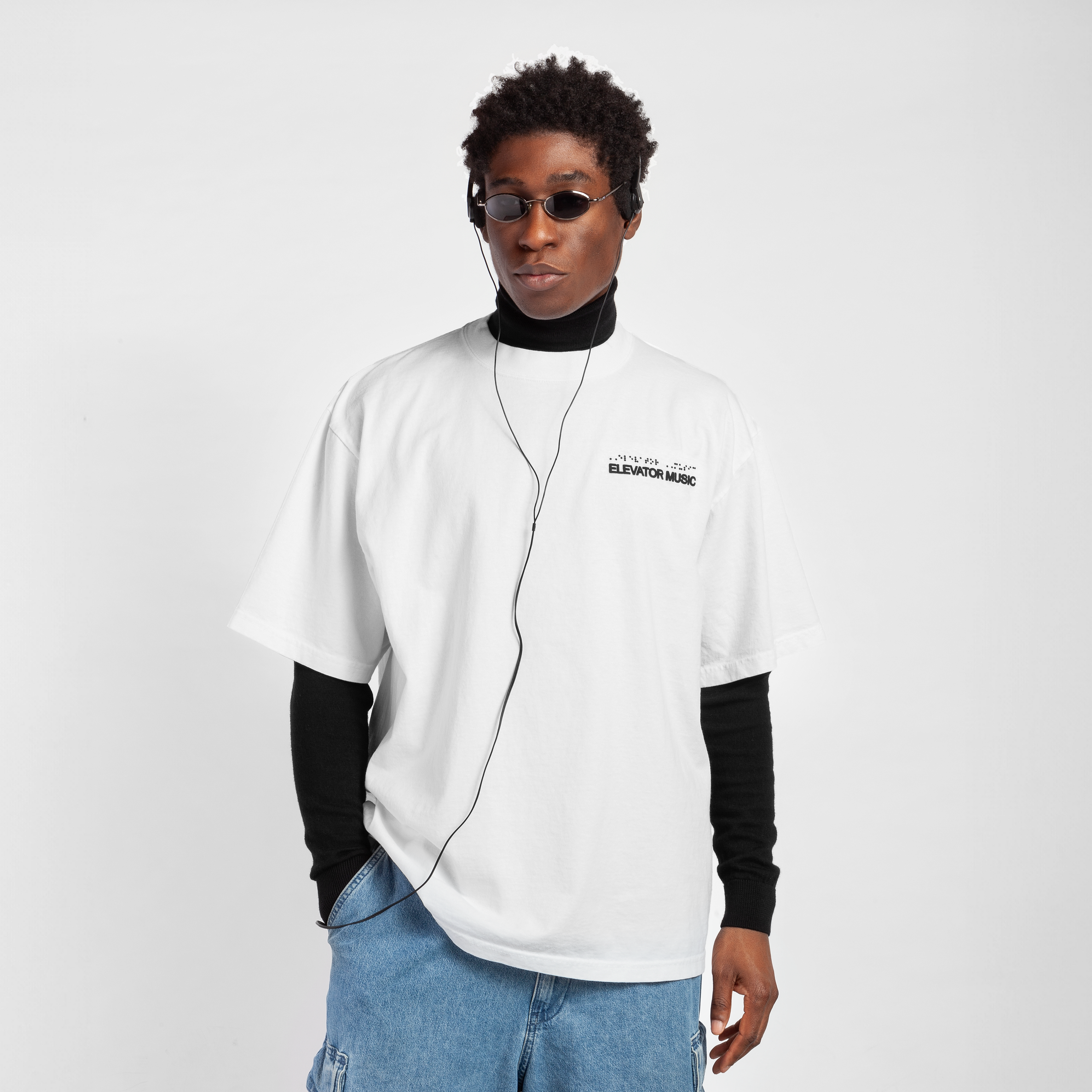 그래픽 티셔츠 - 화이트